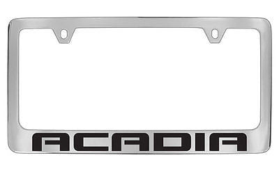GMC Acadia Chrome Plated Metal License Plate Frame Holder