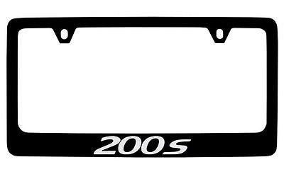 Chrysler 200s Black Coated Metal License Plate Frame Holder