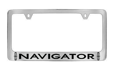 Lincoln Navigator Chrome Plated Metal License Plate Frame Holder