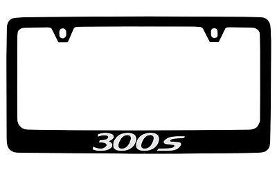 Chrysler 300s Black Coated Metal License Plate Frame Holder