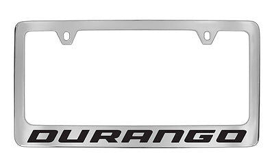 Dodge Durango Chrome Metal license Plate Frame Holder