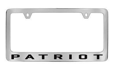 Jeep Patriot Chrome Metal license Plate Frame Holder