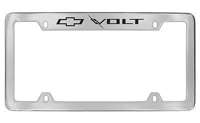 Chevrolet Volt Chrome Metal license Plate Frame Holder