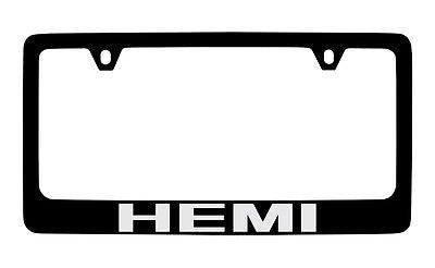 Dodge Hemi Black Metal license Plate Frame Holder