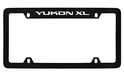 GMC Yukon XL Black Metal license Plate Frame Holder