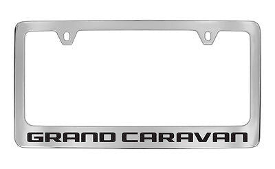 Dodge Grand Caravan Chrome Metal license Plate Frame Holder