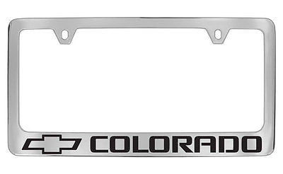 Chevrolet Colorado Chrome Metal license Plate Frame Holder