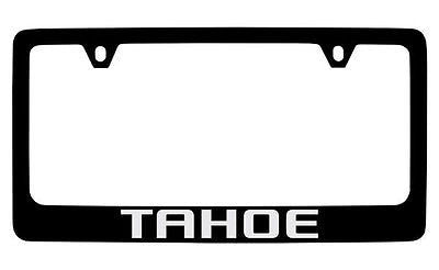Chevrolet Tahoe Black Metal license Plate Frame Holder