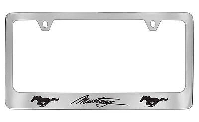 Ford Mustang Chrome Metal license Plate Frame Holder