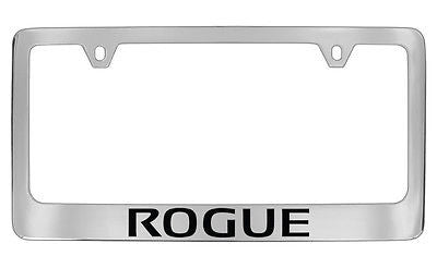 Nissan Rogue Chrome Metal license Plate Frame Holder