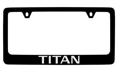 Nissan Titan Black Metal license Plate Frame Holder