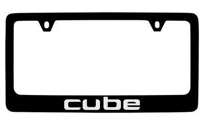 Nissan Cube Black Metal license Plate Frame Holder