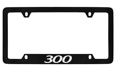 Chrysler 300 Black Metal license Plate Frame Holder