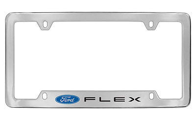 Ford Flex Chrome Metal license Plate Frame Holder