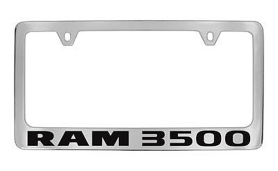 Dodge 3500 Ram Chrome Metal license Plate Frame Holder