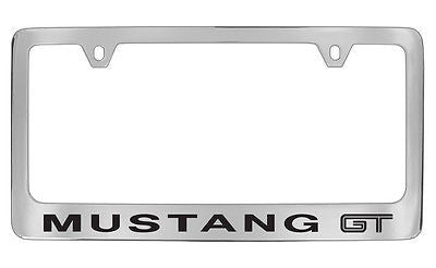 Ford Mustang Gt Chrome Metal license Plate Frame Holder