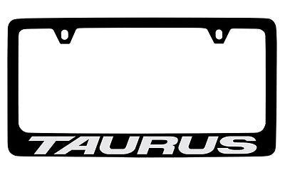 Ford Taurus Black Metal license Plate Frame Holder