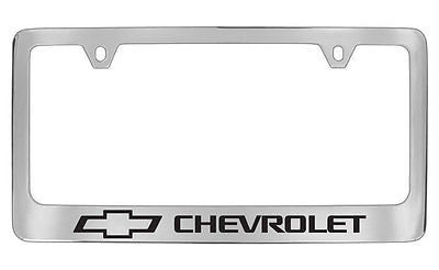 Chevrolet Logo Chrome Metal license Plate Frame Holder