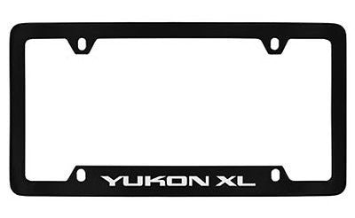 GMC Yukon XL Black Metal license Plate Frame Holder