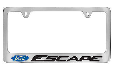 Ford Escape Chrome Metal license Plate Frame Holder