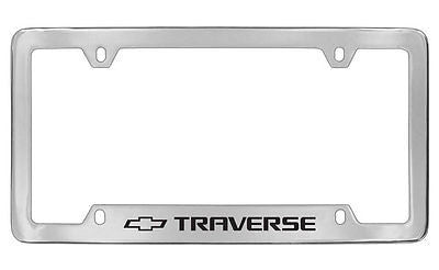 Chevrolet Traverse Chrome Metal license Plate Frame Holder