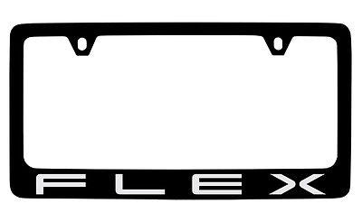 Ford Flex Black Metal license Plate Frame Holder