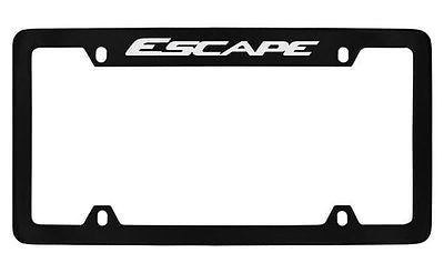 Ford Escape Black Metal license Plate Frame Holder
