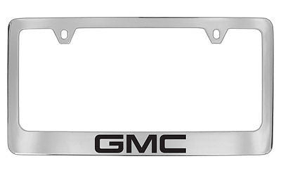 GMC Logo Chrome Metal license Plate Frame Holder