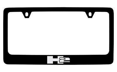 Hummer H2 Black Metal license Plate Frame Holder