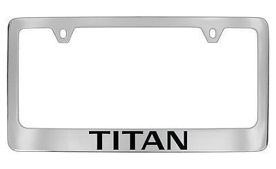 Nissan Titan Chrome Metal license Plate Frame Holder