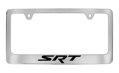 Dodge SRT Chrome Metal license Plate Frame Holder