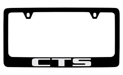 Cadillac CTS Black Metal license Plate Frame Holder