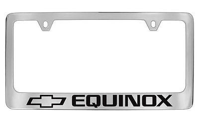 Chevrolet Equinox Chrome Metal license Plate Frame Holder