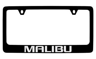 Chevrolet Malibu Black Metal license Plate Frame Holder