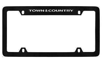 Chrysler Town & Country Black Metal license Plate Frame Holder