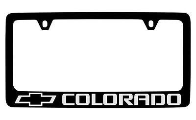 Chevrolet Colorado Black Metal license Plate Frame Holder