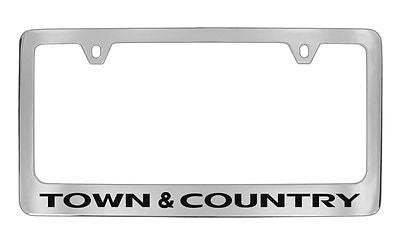 Chrysler Town & Country Chrome Metal license Plate Frame Holder