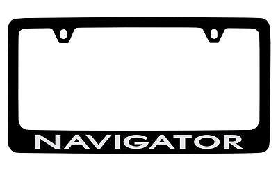 Lincoln Navigator Black Metal license Plate Frame Holder