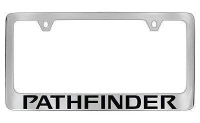 Nissan Pathfinder Chrome Metal license Plate Frame Holder