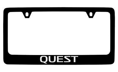 Nissan Quest Black Metal license Plate Frame Holder