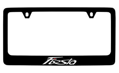 Ford Fiesta Black Metal license Plate Frame Holder