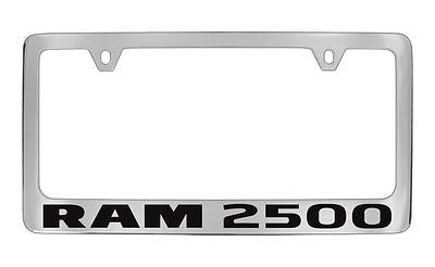 Dodge 2500 Ram Chrome Metal license Plate Frame Holder