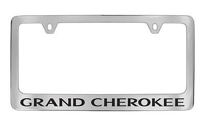 Jeep Grand Cherokee Chrome Metal license Plate Frame Holder