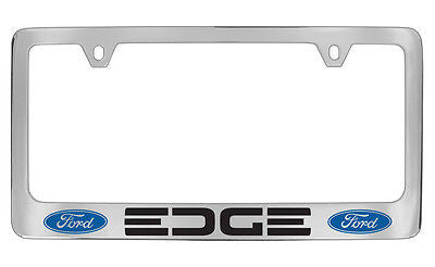 Ford Edge Chrome Metal license Plate Frame Holder