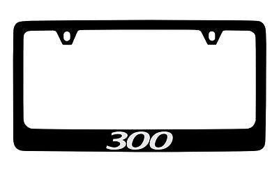 Chrysler 300 Black Metal license Plate Frame Holder