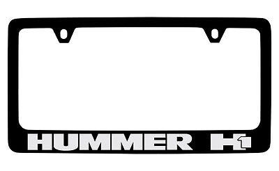 Hummer H1 Black Metal license Plate Frame Holder