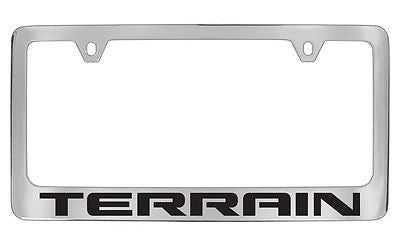 GMC Terrain Chrome Metal license Plate Frame Holder