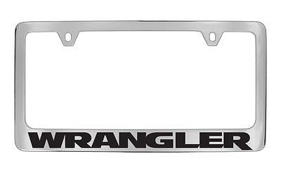 Jeep Wrangler Chrome Metal license Plate Frame Holder