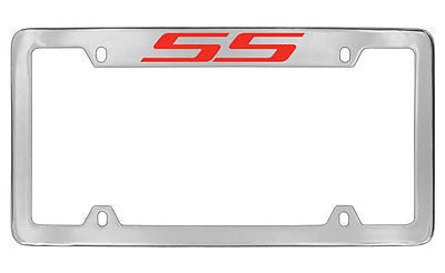 Chevrolet SS Chrome Metal license Plate Frame Holder