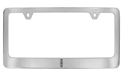 Lincoln Logo Chrome Metal license Plate Frame Holder
